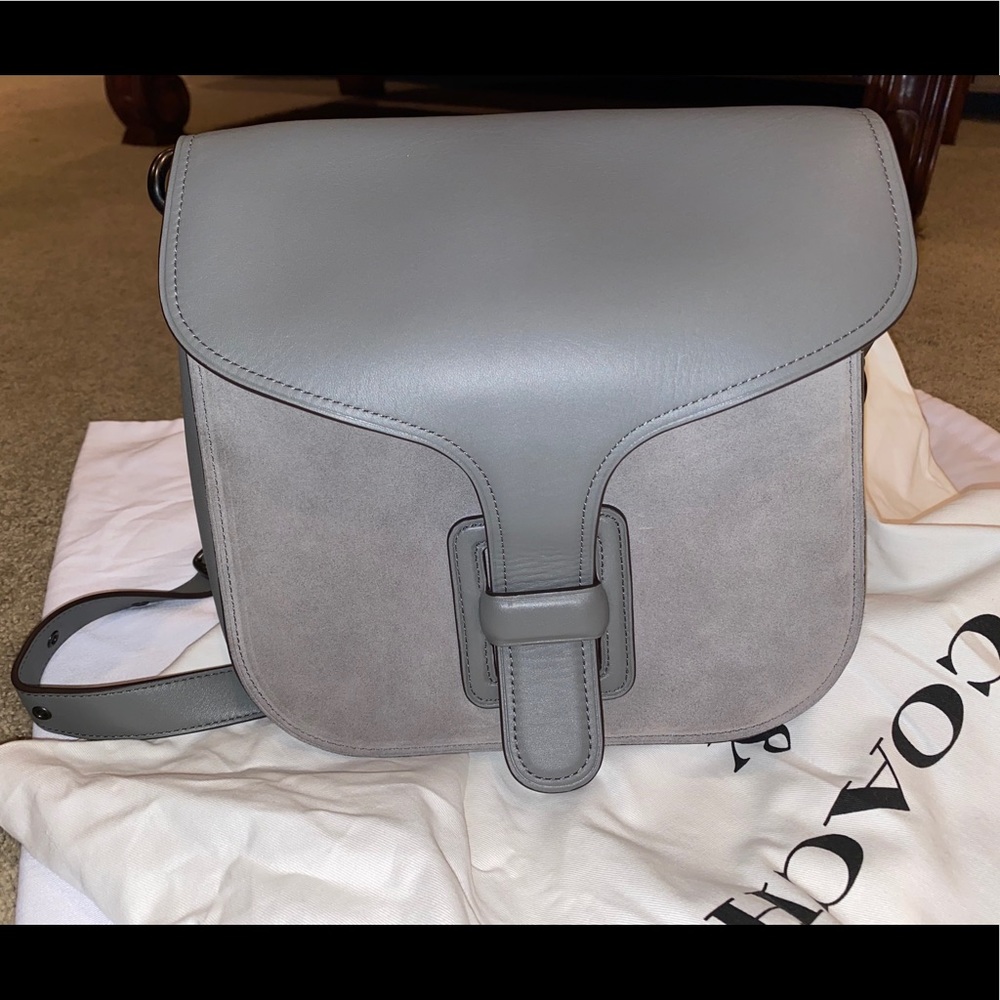 Coach Gray Shoulder Bag